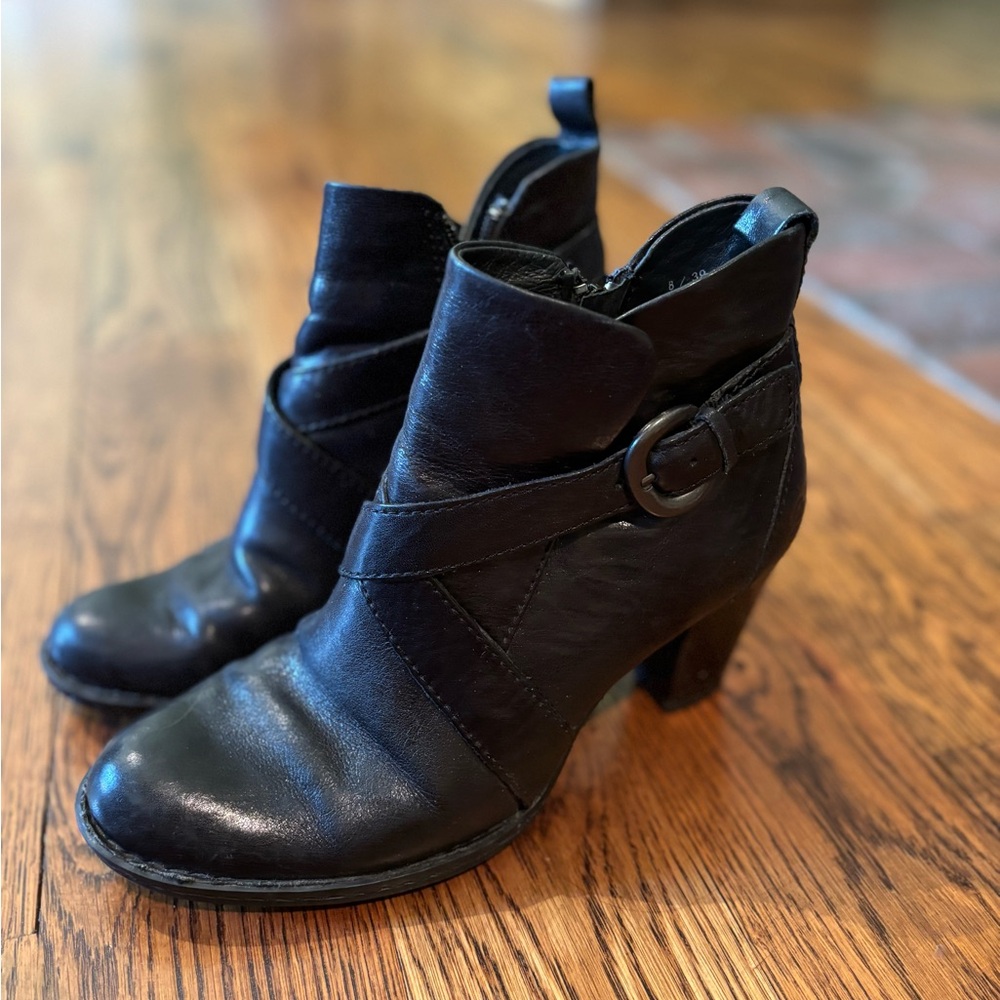 Born Black Ankle Booties